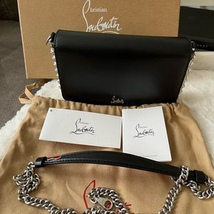 Christian Louboutin black sling bag